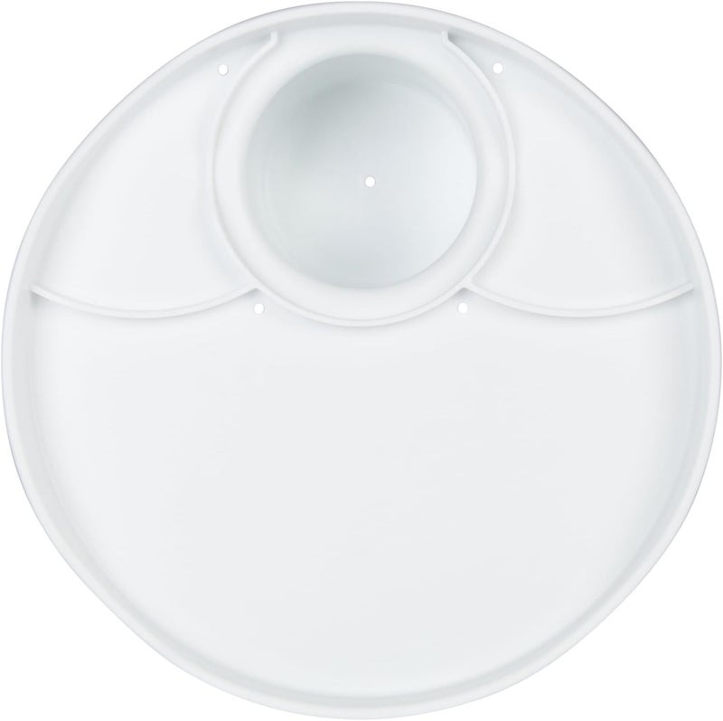 ROBOCUP Plate Accessory, in All 12 Colors, Conveniently Holds Your Food, Snacks, Drinks | Multi-Use Hands Free Project Work Station, Ruggedized Portable Design, Diameter of 8.5"/21.6 CM (White) - Image 5